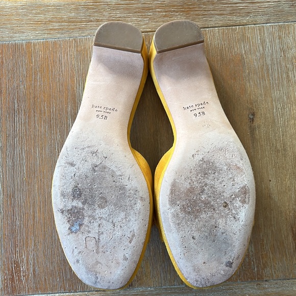 Kate Spade yellow bow sandals - Picture 5 of 6